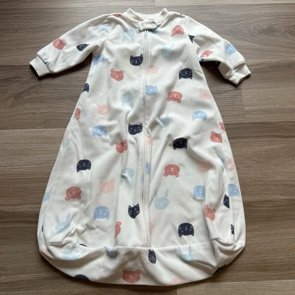 Lot Of 5 Baby Girls Sleep Sacks Size‎ Medium 6-12 Months EUC!! Zipadee-Zip